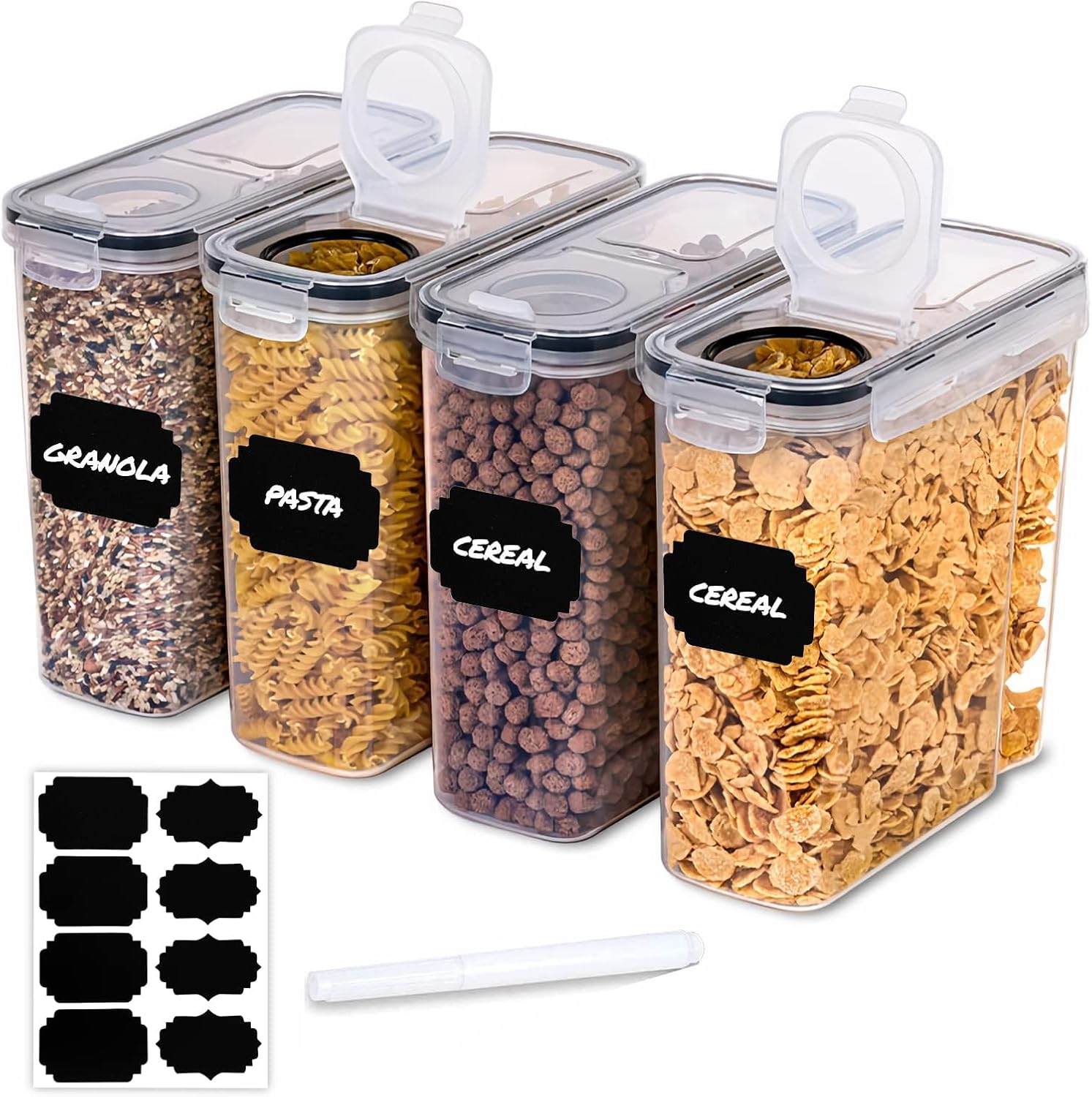 Juego de 4 Recipientes Herméticos, 2.1 lts, 4 piezas