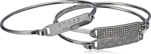 Guess – Pulsera de 3 piezas con identificación de tensión