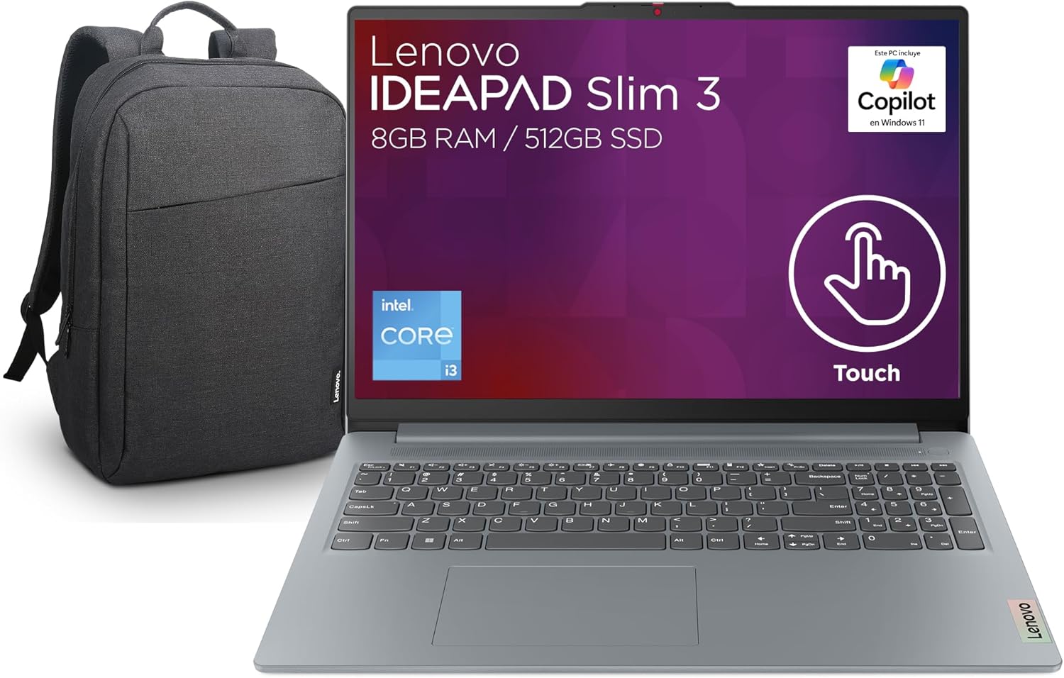 Lenovo Laptop + Mochila