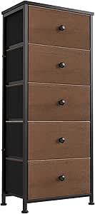 Comoda Cajonera para Recamara – 5 Cajones De Tela