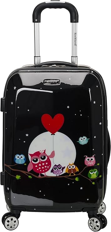 Rockland F151-Nightowl, Equipaje De Mano Unisex Adulto, Negro (Black), One Size