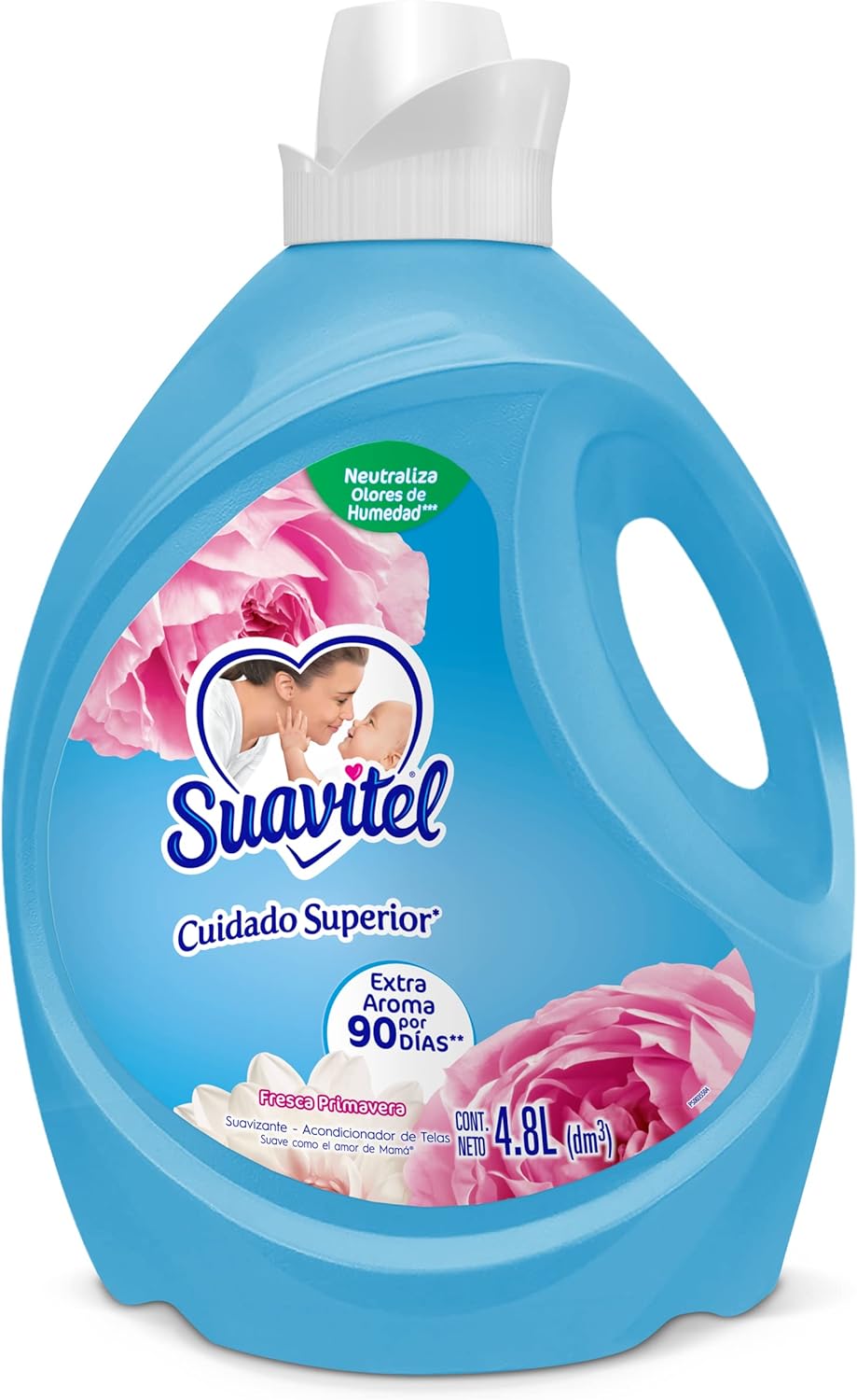 Suavitel Suavizante de Ropa Cuidado Superior Fresca Primavera 4.8 L