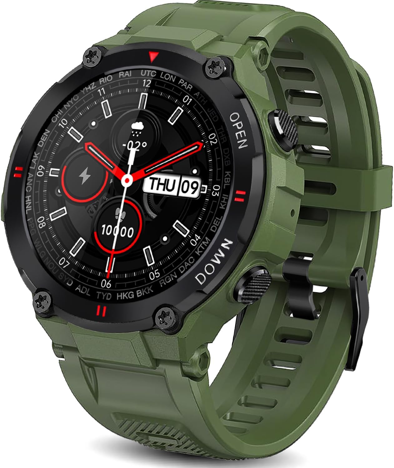 Reloj inteligente militar táctico para hombre