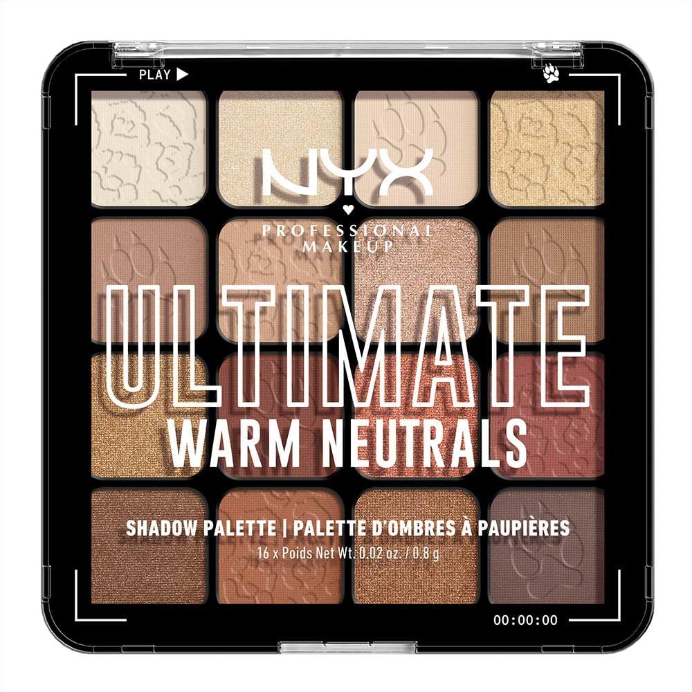 Paleta de sombras ultimate shadow palette de 16 tonos