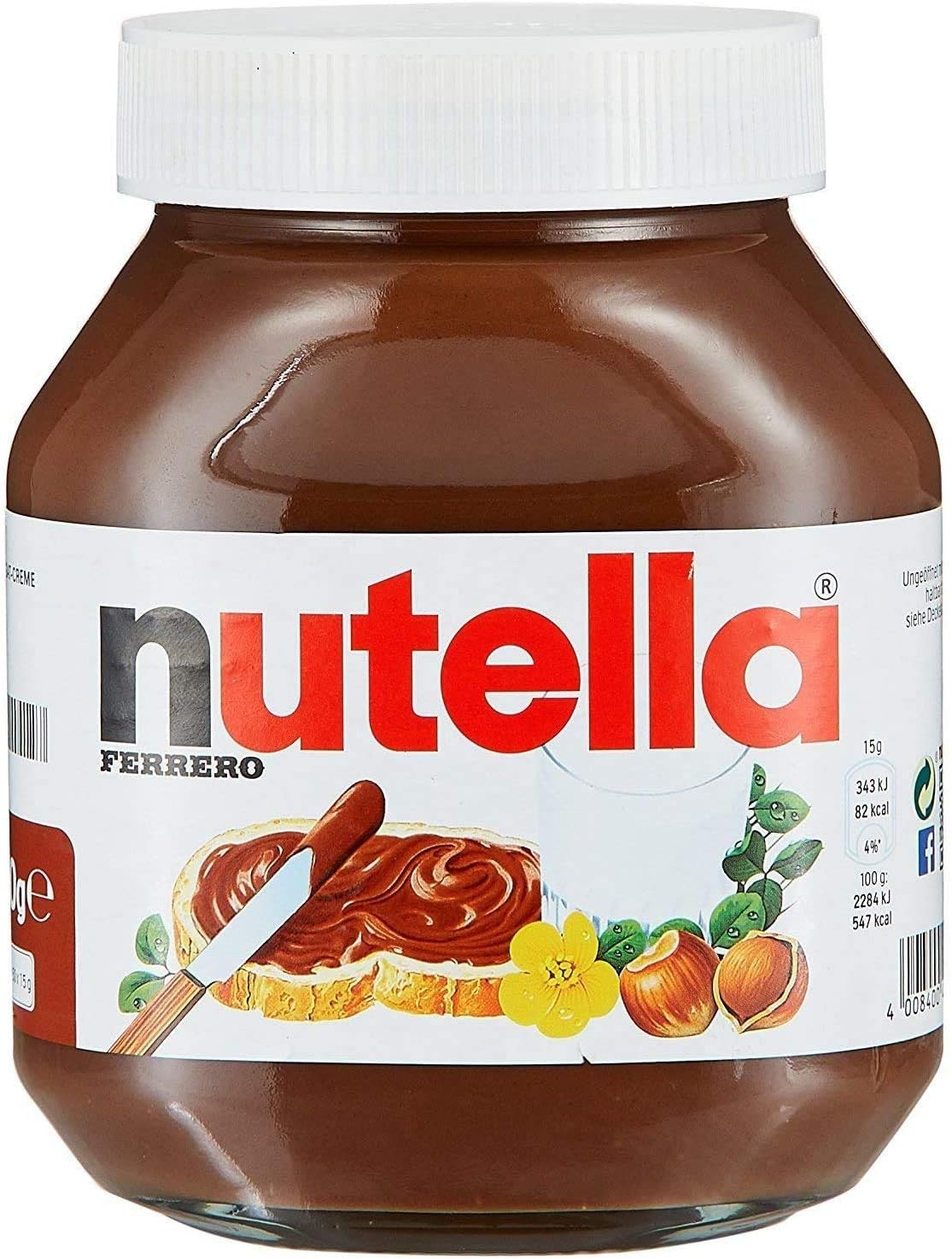 Crema de avellanas Nutella con cacao 350 g