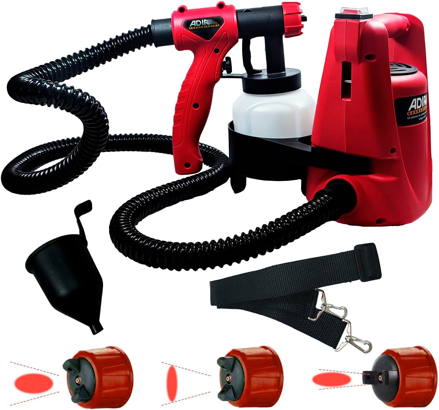 Adir 648 Kit de Sistema de Pintado con Pistola, Turbina HVL