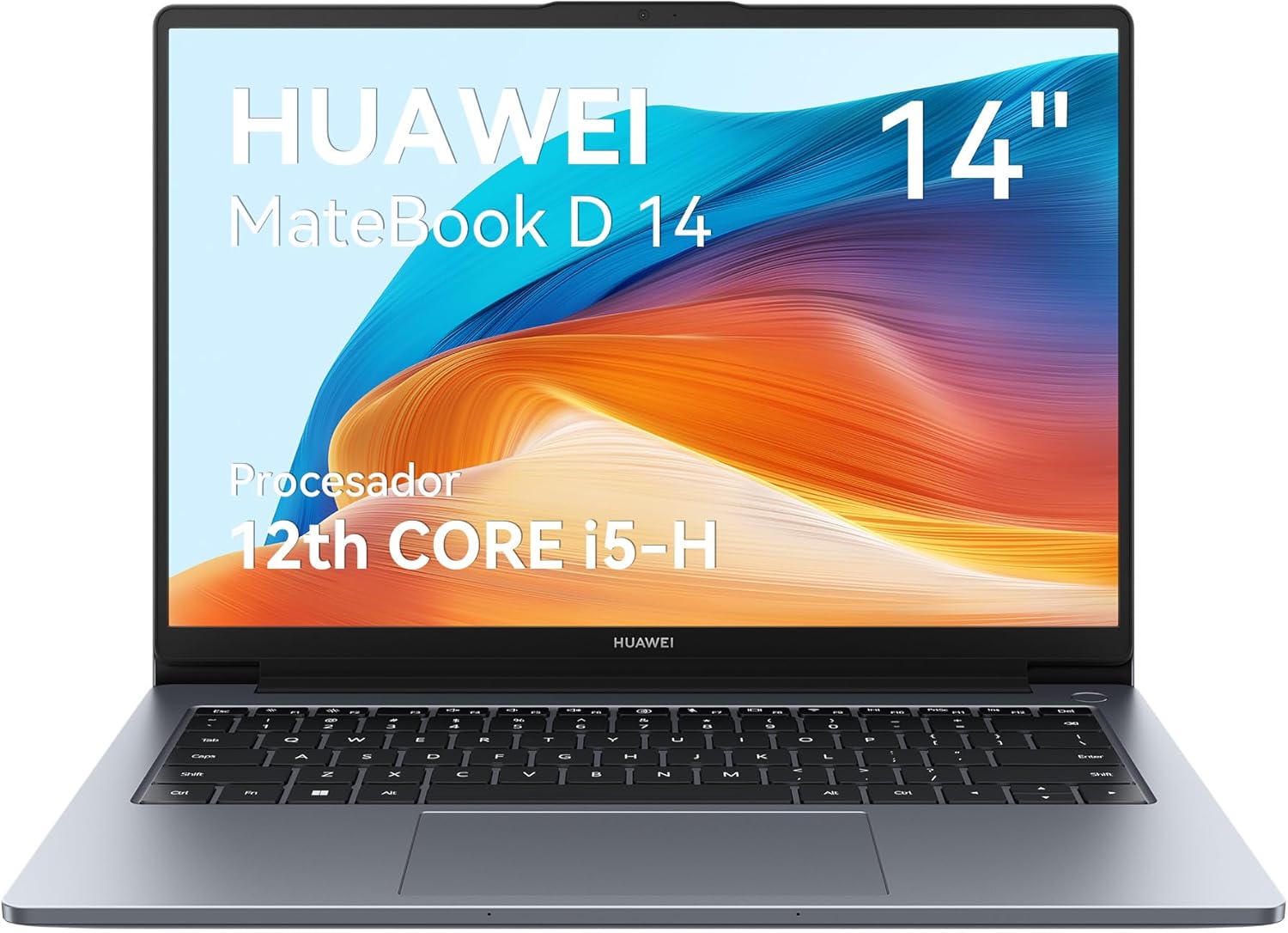 HUAWEI Laptop Thin  Light MateBook D 14 Intel 12th Core i5-12450H 8GB+512GB