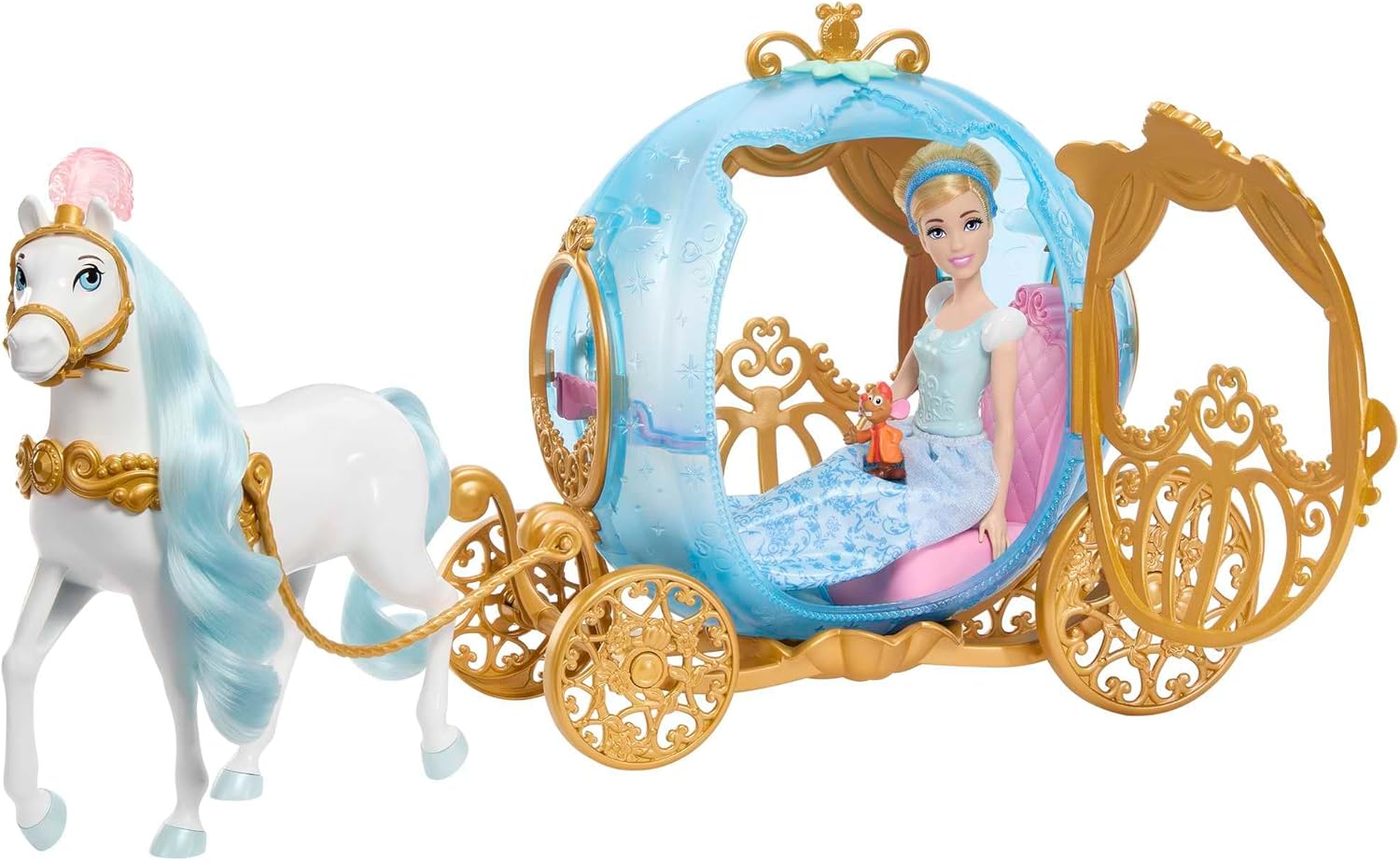 Mattel, Disney Princesa, Set de Juego Carruaje Mágico