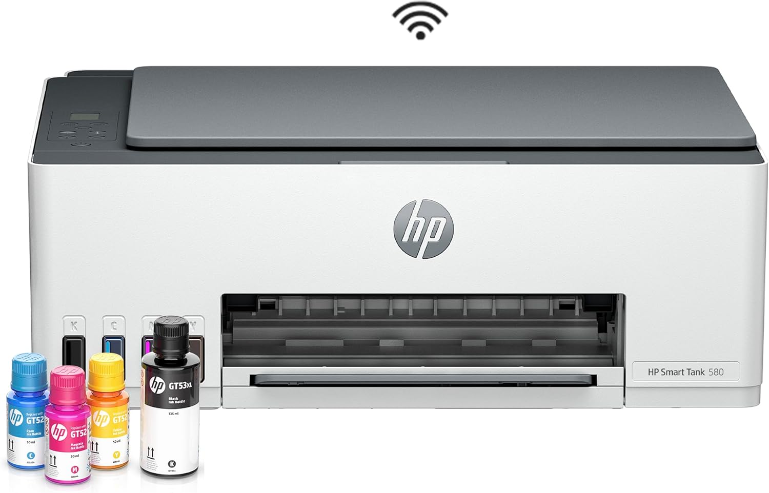 HP Impresora Multifuncional Smart Tank 580, Tinta Continua, Color, Wi-Fi
