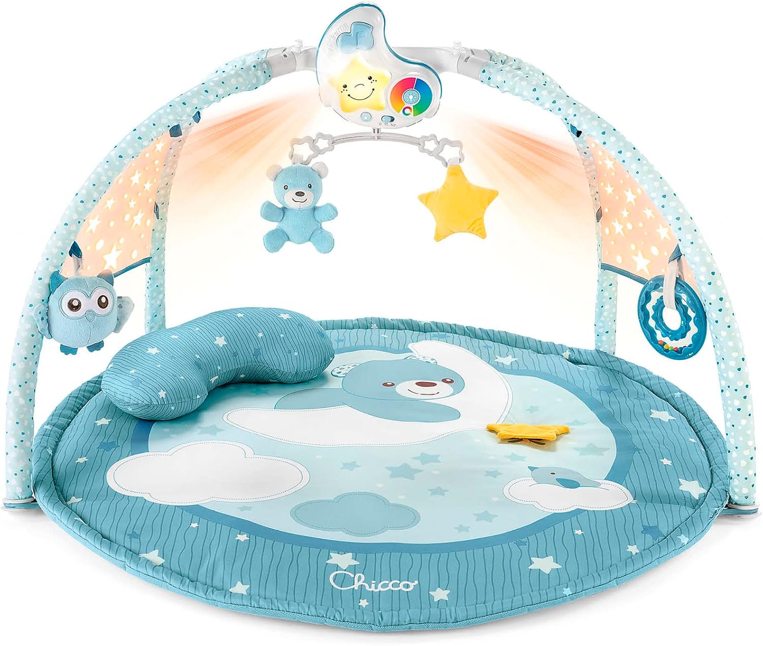 CHICCO, Gimnasio para Bebé First Dreams, Color Azul