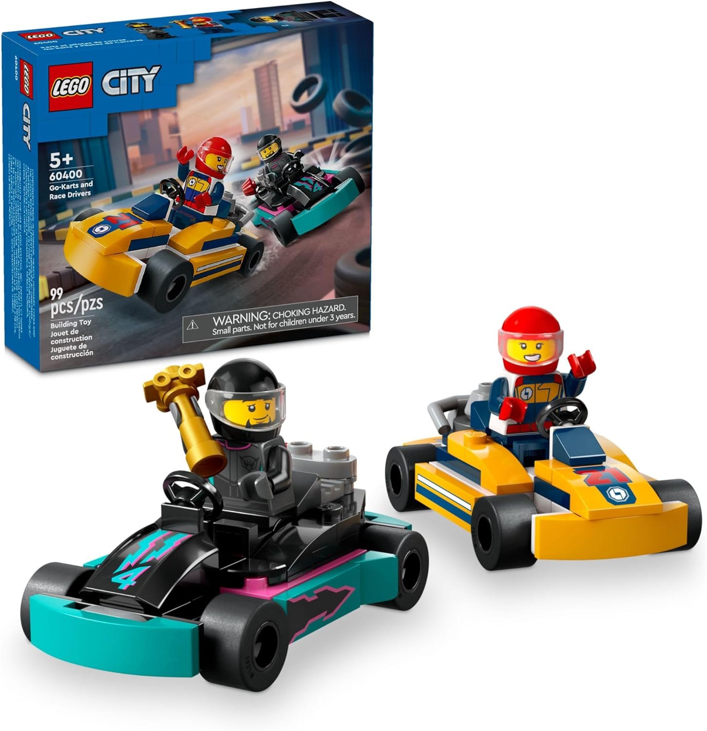 LEGO City Go-Karts y Pilotos de Carreras