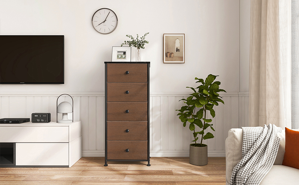 FABATO Comoda Cajonera para Recamara
