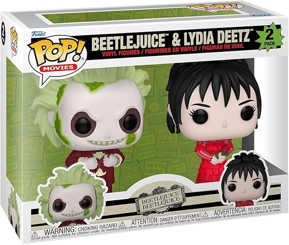Funko Pop! Movies: Beetlejuice, 2 piezas