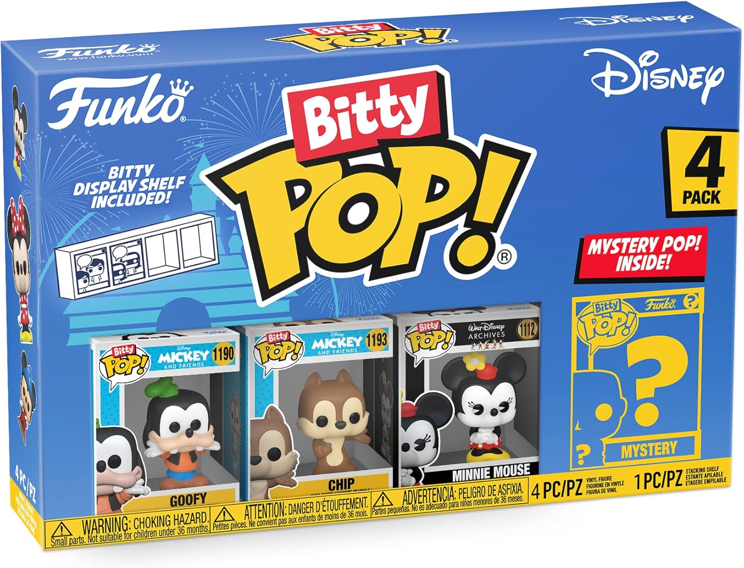 Funko Bitty Pop! Disney, 4 piezas