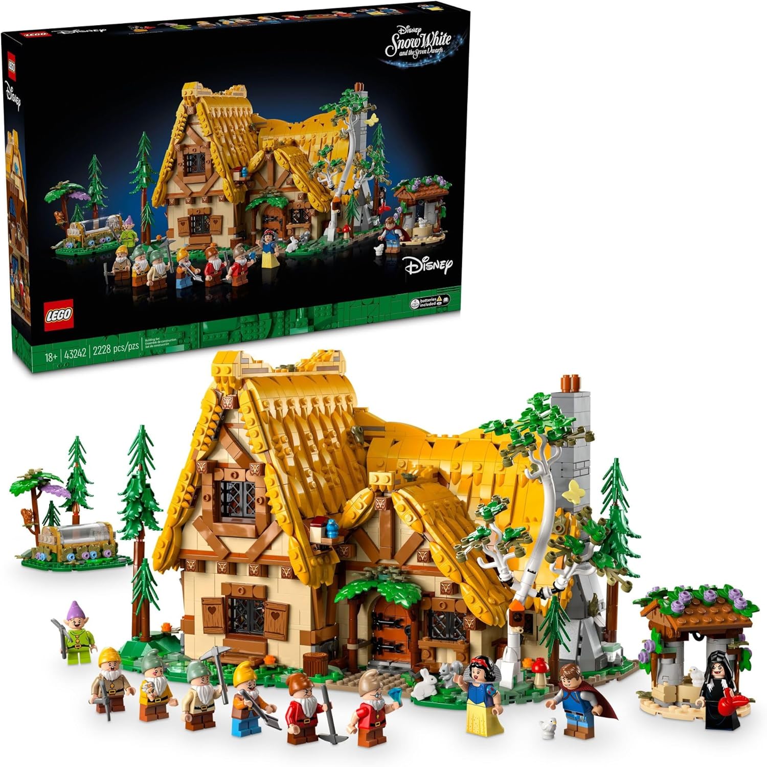 LEGO® Disney Cabaña de Blancanieves
