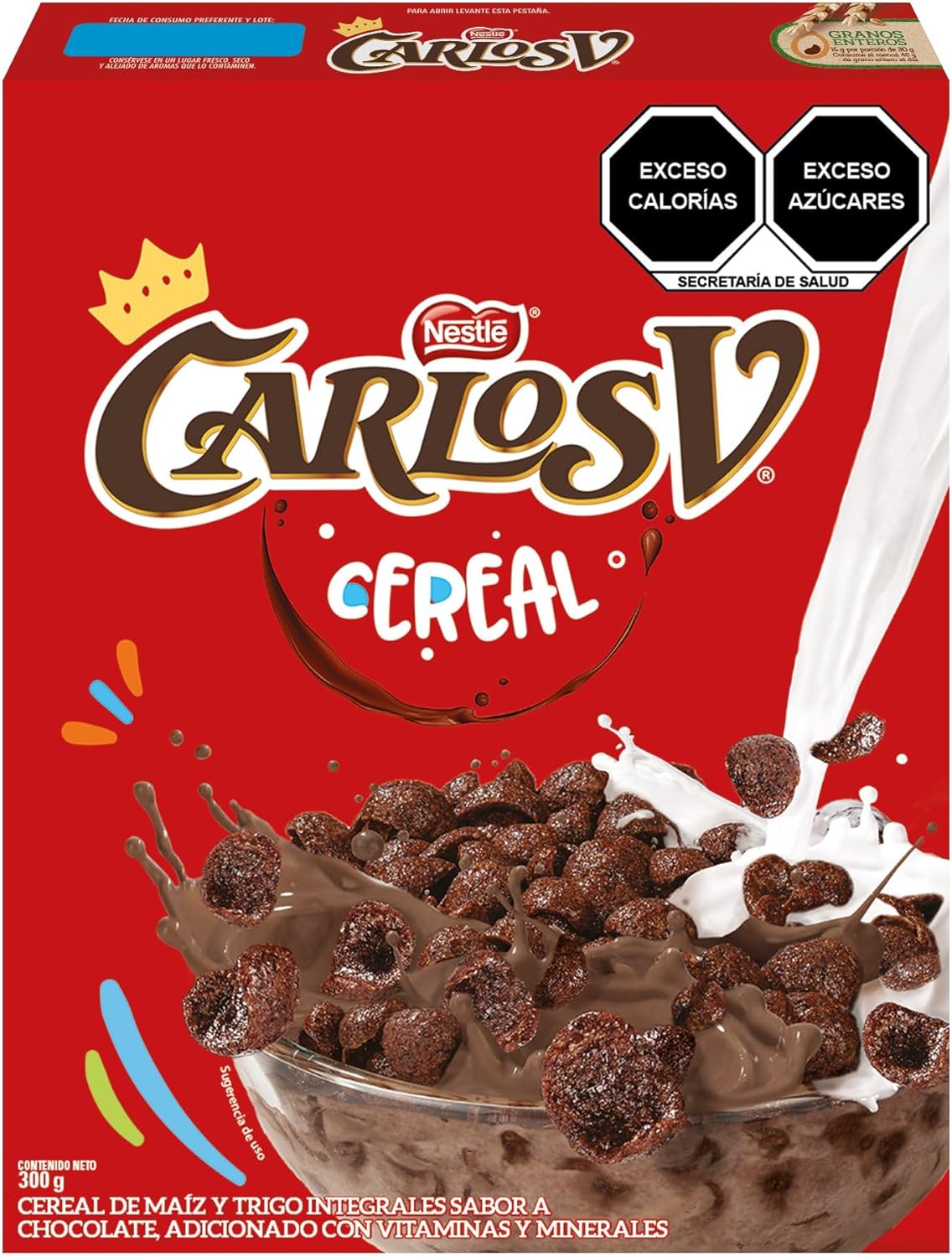 Cereal Sabor Chocolate Carlos V caja 300g