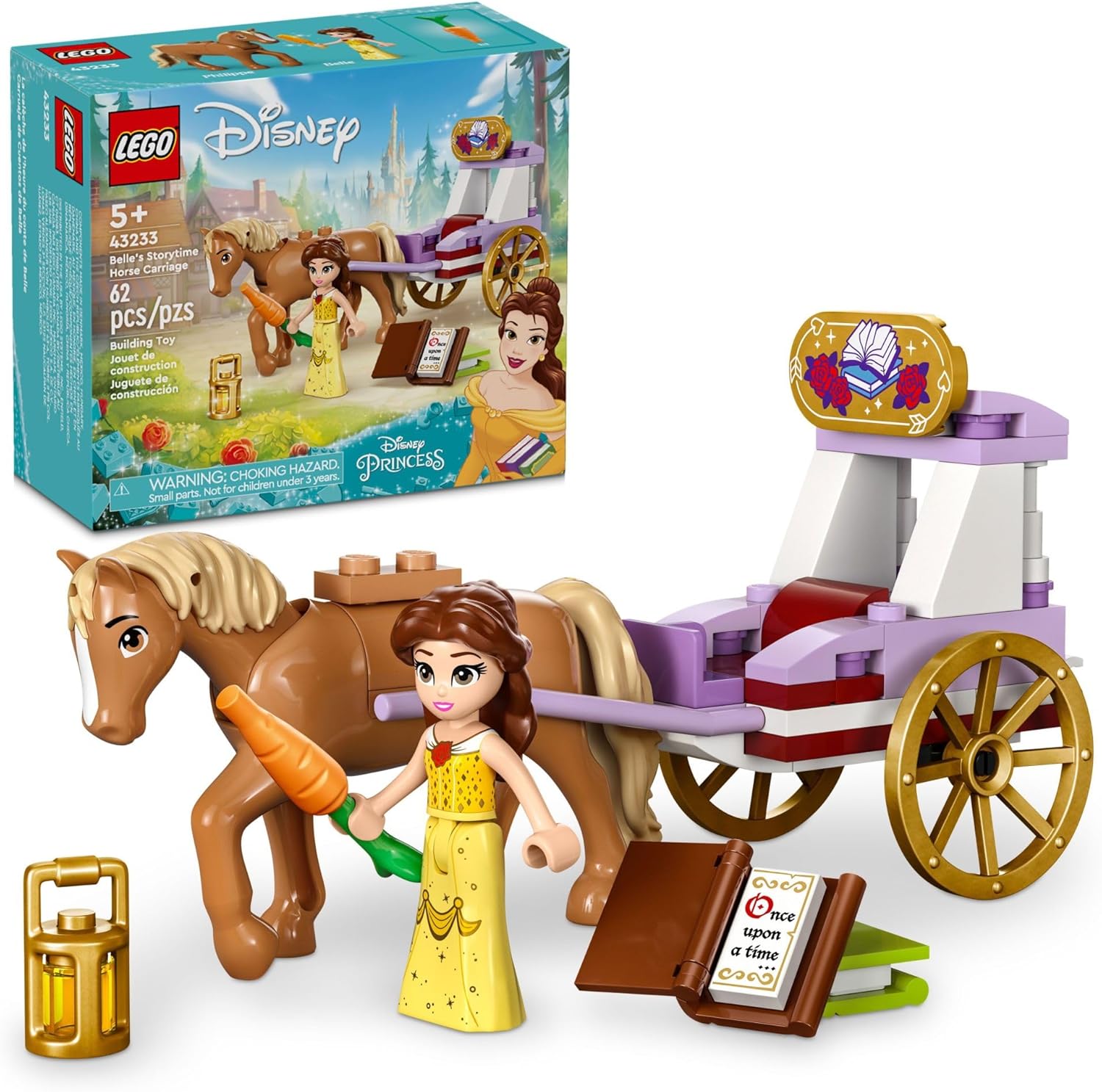 LEGO, Disney Princess Carruaje de Cuentos de Bella
