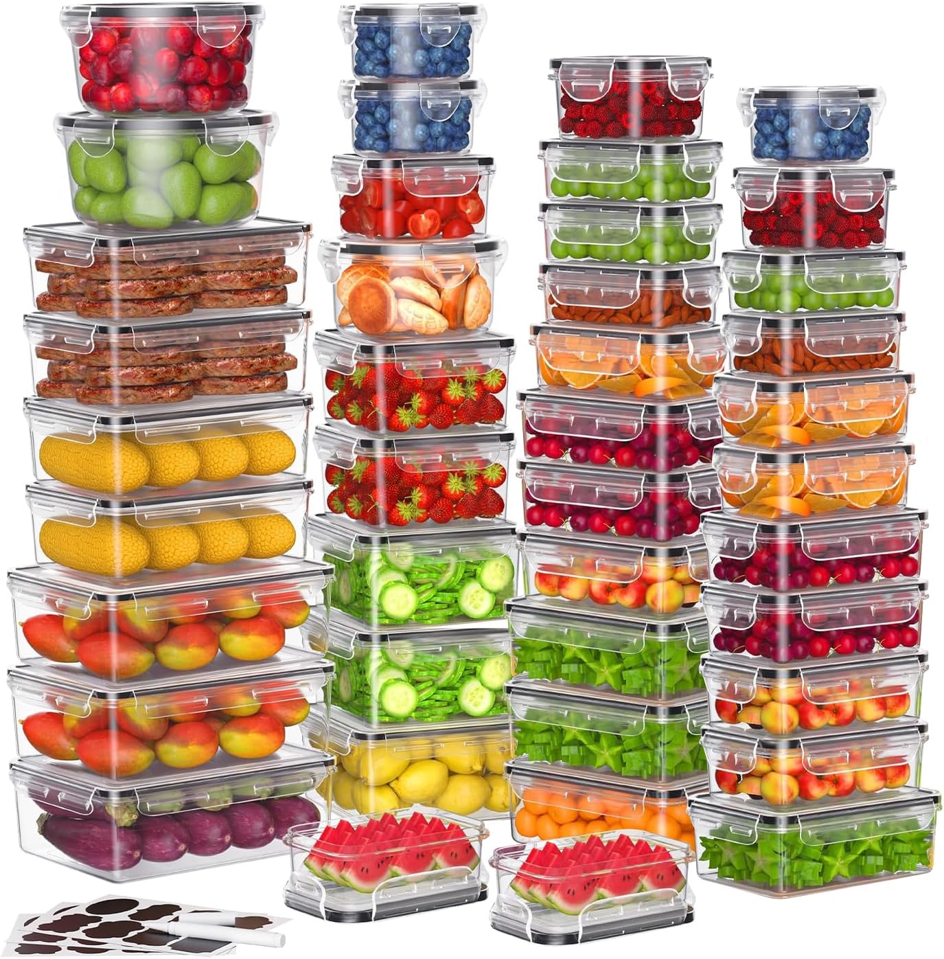 Contenedores para Alimentos 42 Piezas