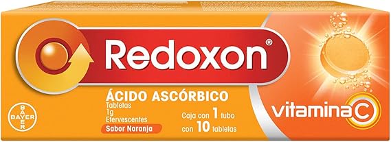 Redoxon Vitamina C 1000mg, 10 Tabletas Efervescentes