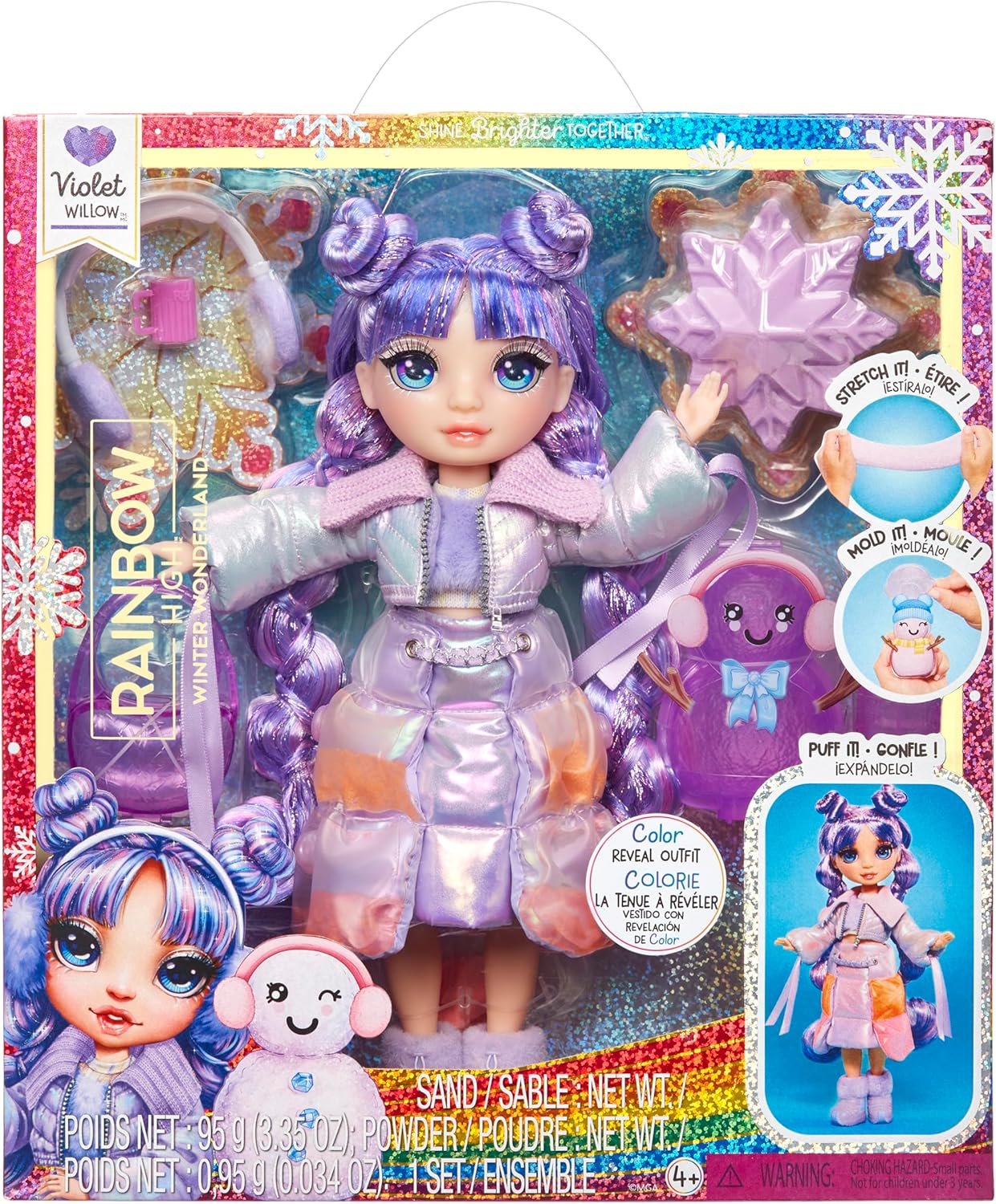 Rainbow High Muñeca Winter Wonderland – Violet Willow