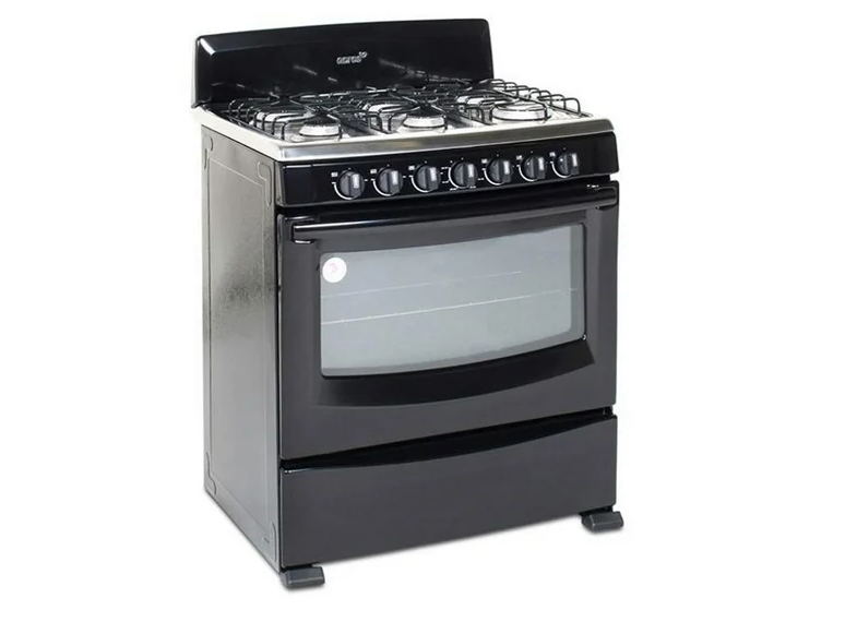 Bodega aurrera: Estufa Acros 6 quemadores 30 Pulg Al Piso Negra AF-5333B