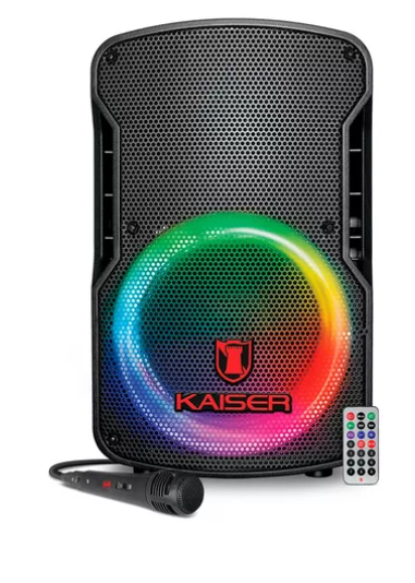 Mercado libre: Kaiser MSA-7908MX Bafle Recargable Profesional Negro 20W con Bluetooth y Micrófono