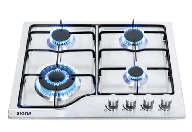 MERCADO LIBRE: Parrilla Estufa Empotrable 4 Quemadores