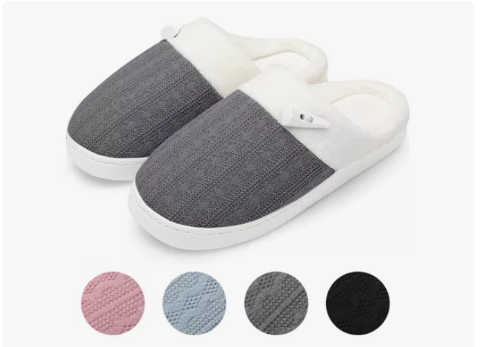 MERCADO LIBRE: Pantuflas De Algodón Peluche