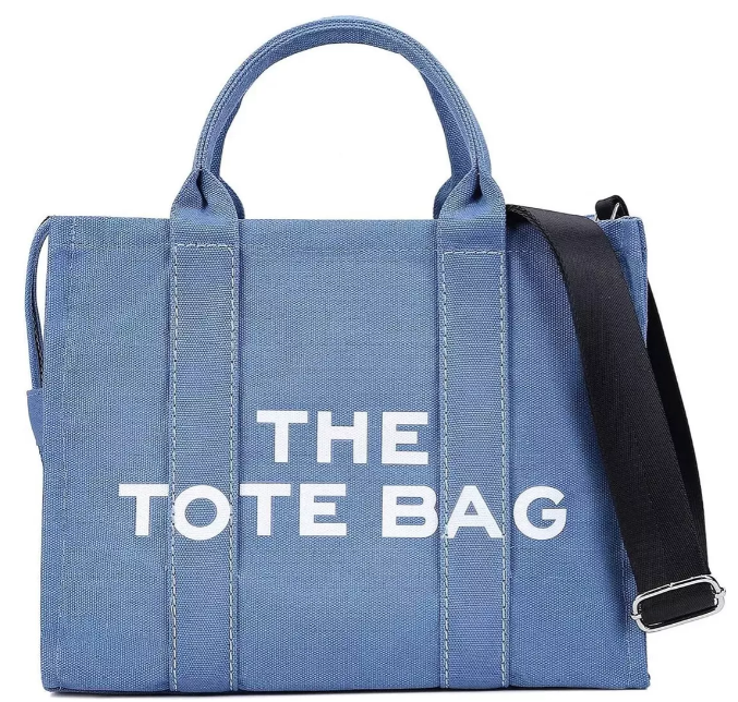 Bolso Mano Mujer Lona De Capacidad Para Cercanías 33x27x16cm