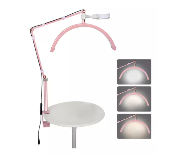 Mercado libre: Andoer Luz De Relleno Led De Temperatura De Doblecolor Rosa