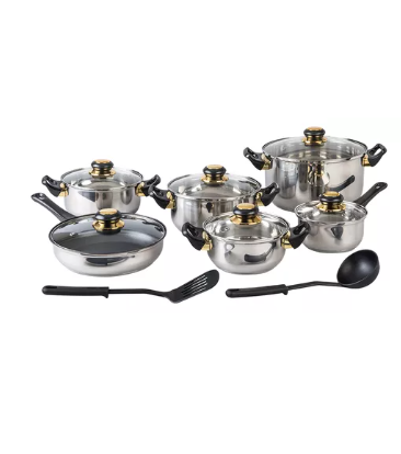 MERCADO LIBRE: Cinsa Viena Batería De Cocina,  Acero Inoxidable, 14 Piezas