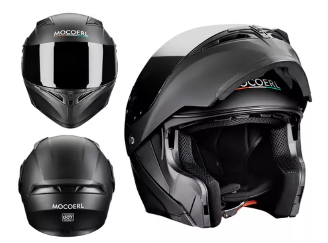 MERCADO LIBRE: Casco Abatible Certificado Dot