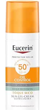 Eucerin Protector solar facial efecto mate toque seco Oil Control, , 50 ml