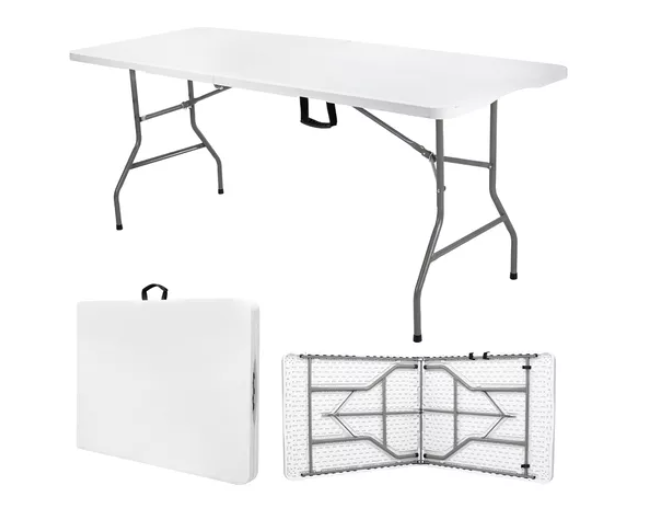 MERCADO LIBRE: Mesa Plegable Plástico Tipo Portafolio 1.80m