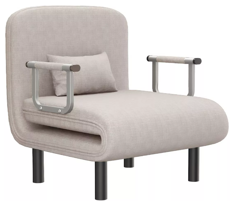 Sillón Sofa Cama Individual Plegable Cinco Nivelessilló