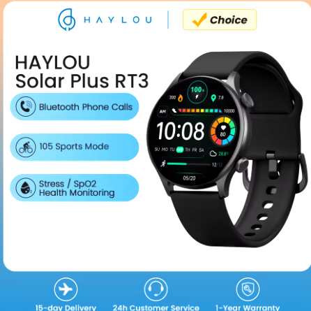 Aliexpress: HAYLOU reloj inteligente Solar Plus RT3