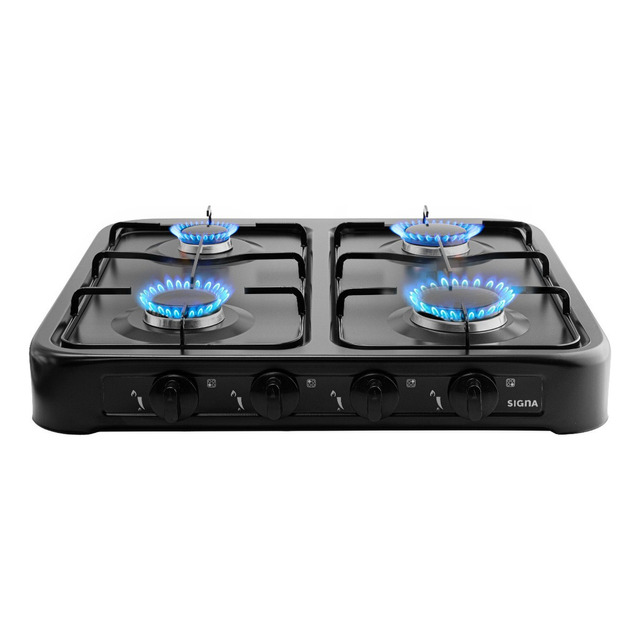 Parrilla SIGNA HG135C1 Estufa De Gas 4 Hornillas