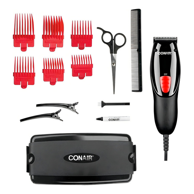 Mercado libre: Juego De Peluqueria 18 Piezas Negro Y Rojo Conair