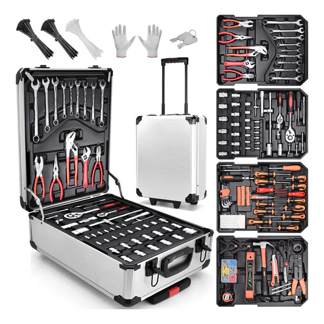 Mercado libre: ATVERCE Juego De 488 Piezas Herramientas Para Talleres De Máquinas