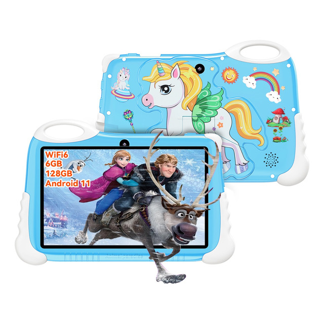 Mercado libre: Tablet Para Niños Tabletas Android De 7» 128+6gb Con Funda