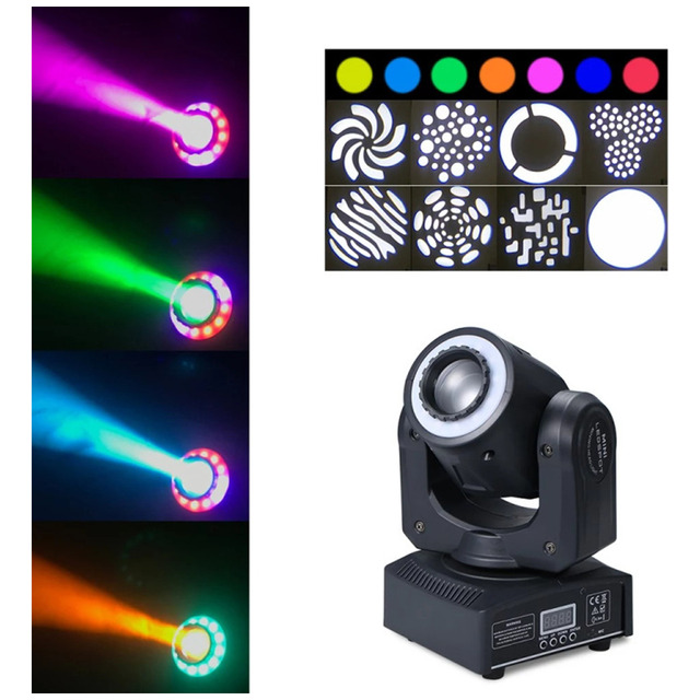 Mercado libre: Cabeza Movil Led Disco Dj Luz De La Etapa Dmx512 60w 2pcs