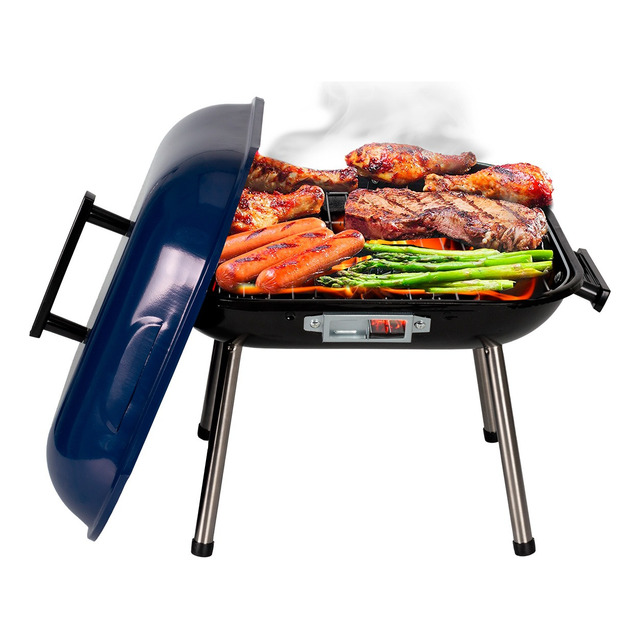 Asador Parrilla Bbq Carbón Grill Ligero Portátil Cocina