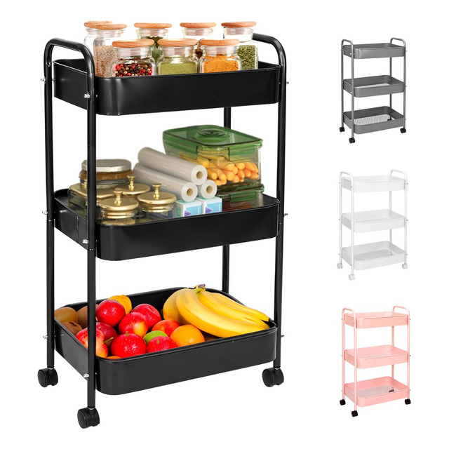 Mercado libre: Carrito Organizador De Metal Transportador Metálico Ruedas