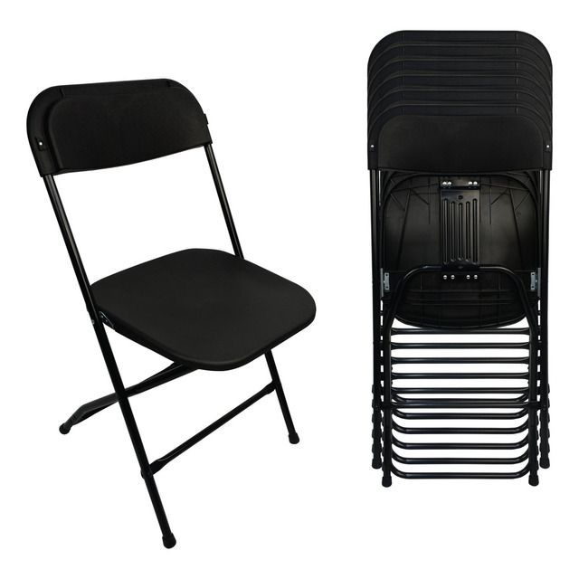 Set De 6 Sillas Plegables Plástico Reforzadas