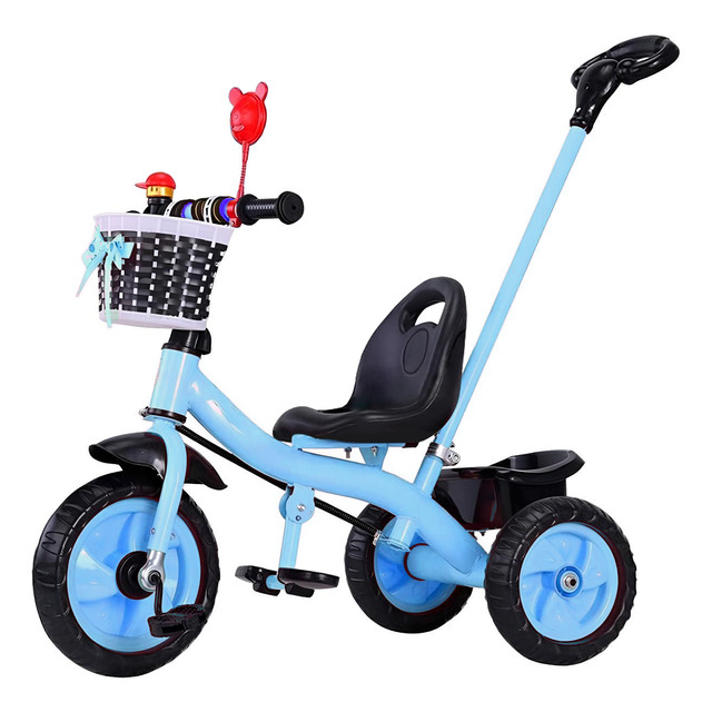 Mercado libre: Triciclo Infantil Barra De Empuje 2 En 1 Con Cajuela Nube