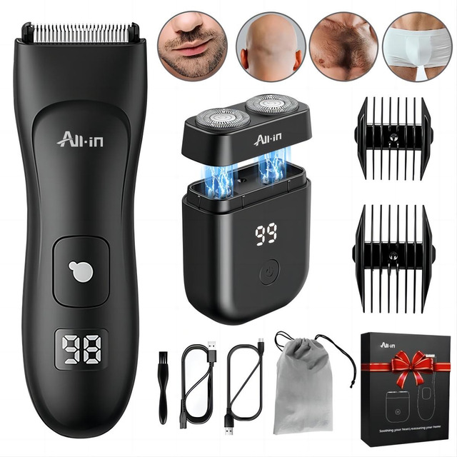 Mercado libre: All-in® Rasuradora Electrica Barba Corporal Afeitadora Recargable