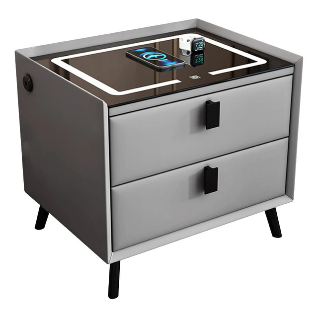 Mercado libre: Buro Inteligente Mesa De Noche Organizador Recamara Mueble