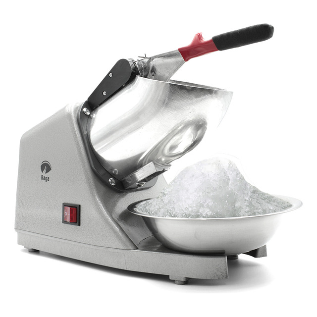 Triturador De Hielo Eléctrico Acero Inoxidable 500 W Color Plateado