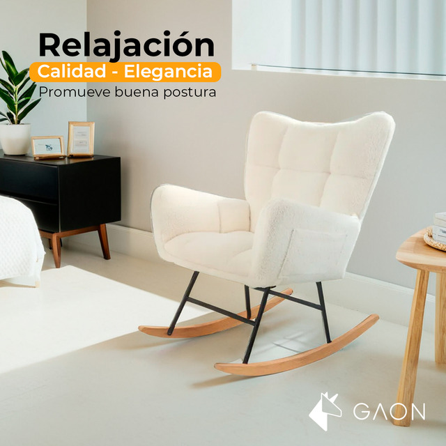 Silla Mecedora Moderna Sillon Individual