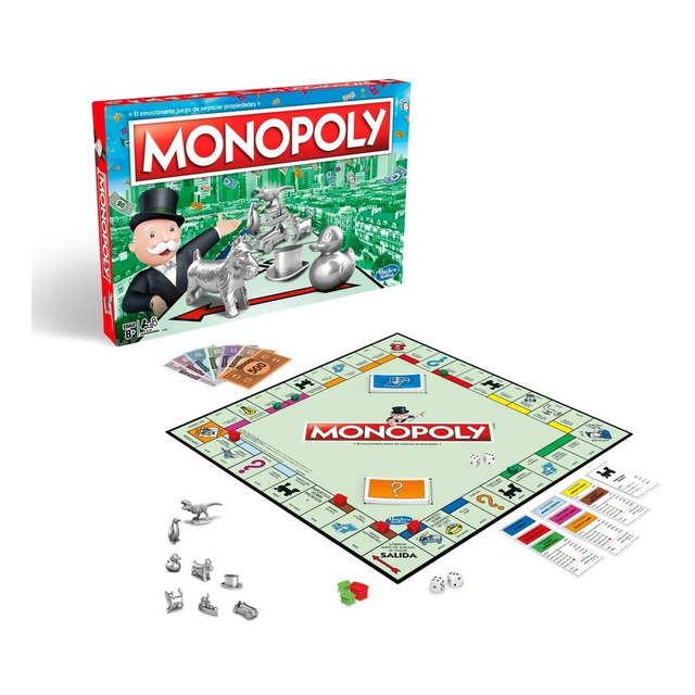 Juego De Mesa Hasbro Gaming Monopoly Clásico C1009 Español